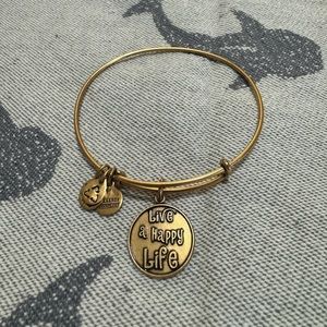 Alex and Ani Gold Quote Bangle Bracelet